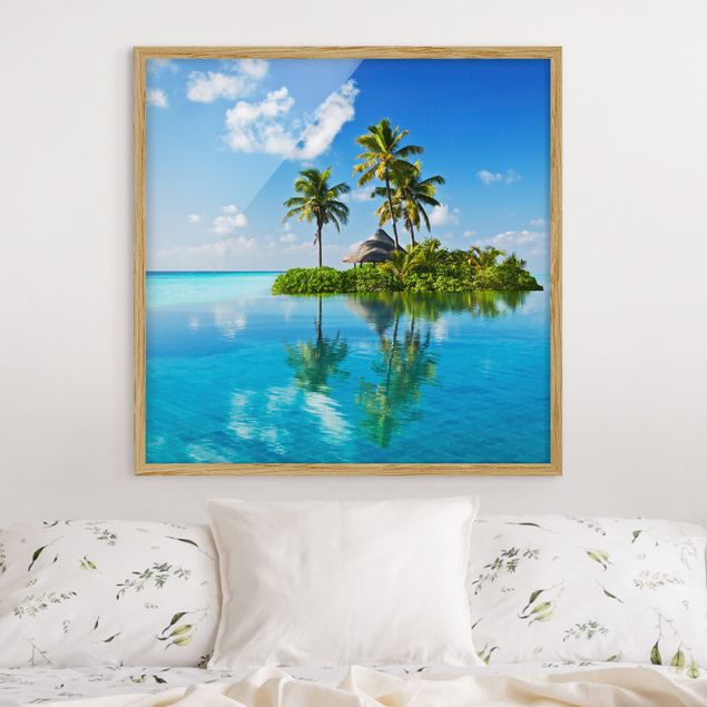 Framed poster - Tropical Paradise