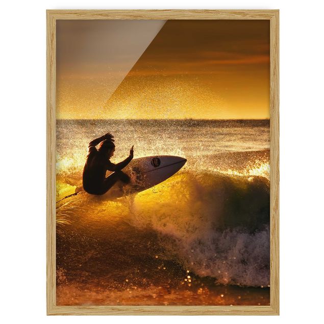 Framed poster - Sun, Fun and Surf