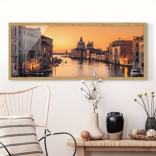 Framed poster - Golden Venice