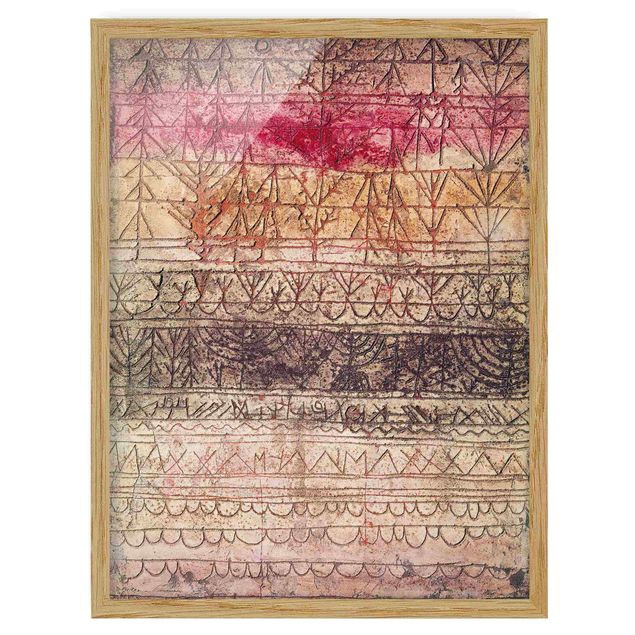 Framed poster - Paul Klee - Young Forest