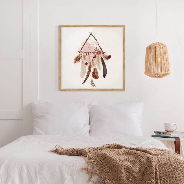 Framed poster - Dreamcatcher Triangle