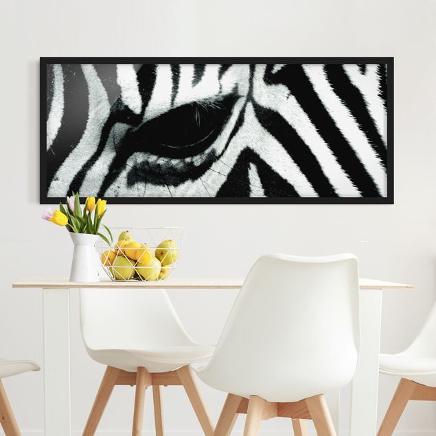 Framed poster - Zebra Crossing