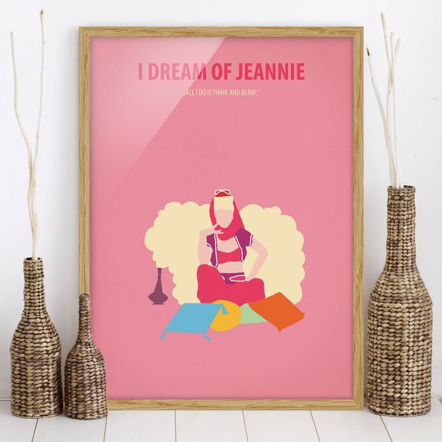 Framed poster - Film Poster I Dream Of Jeannie