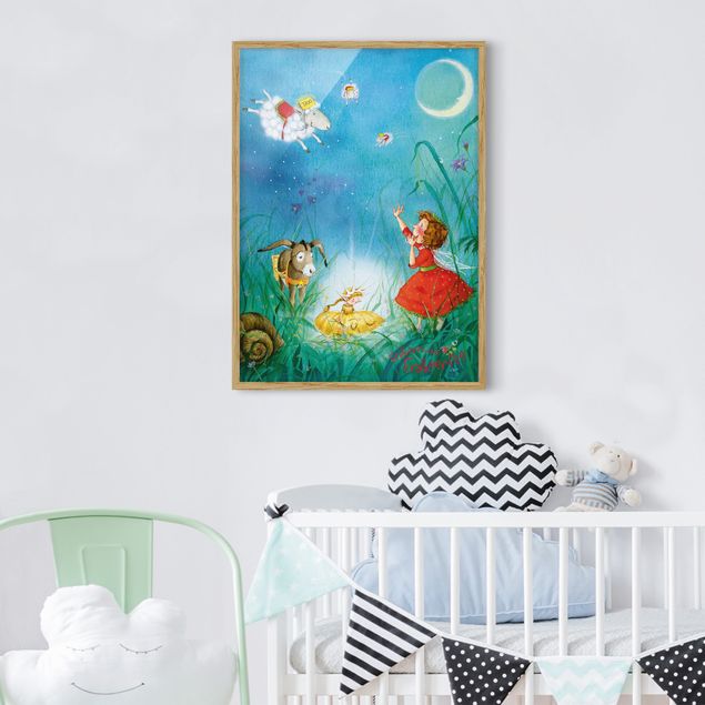 Framed poster - Little Strawberry Strawberry Fairy - Sleep Taxi