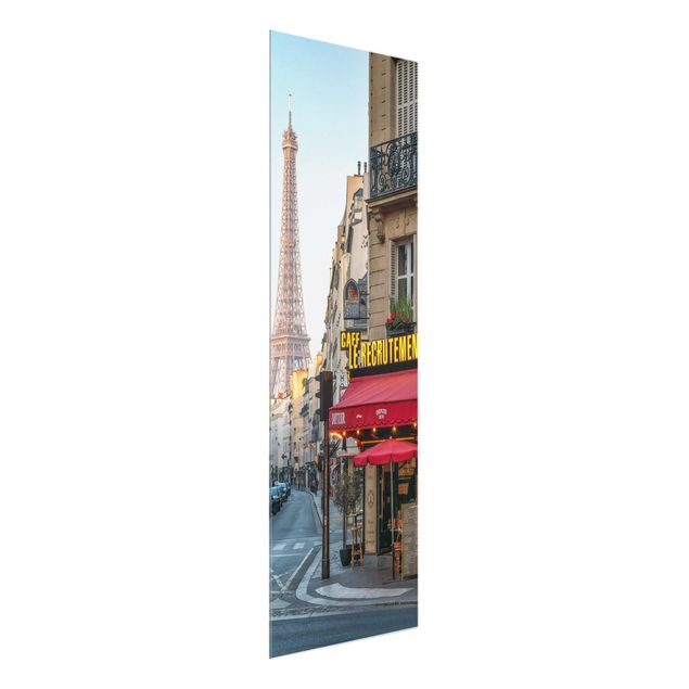 Glass print - Streets Of Paris