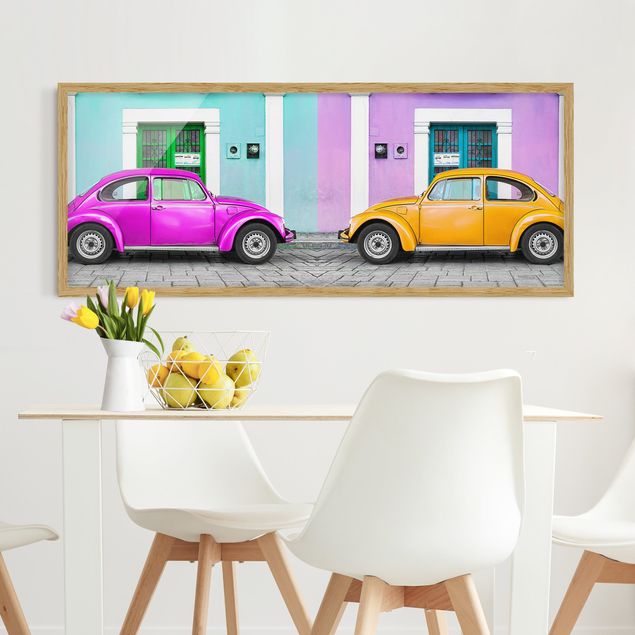 Framed poster - Dyed Beetles