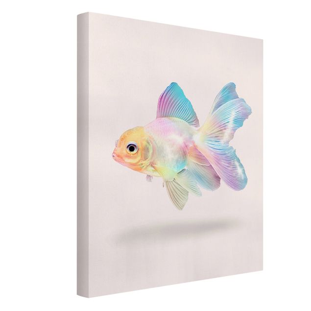 Print on canvas - Fish In Pastel
