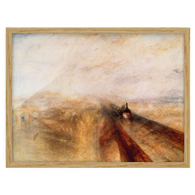 Framed poster - William Turner - The Great Western Railway