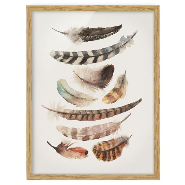 Framed poster - Nine Feathers