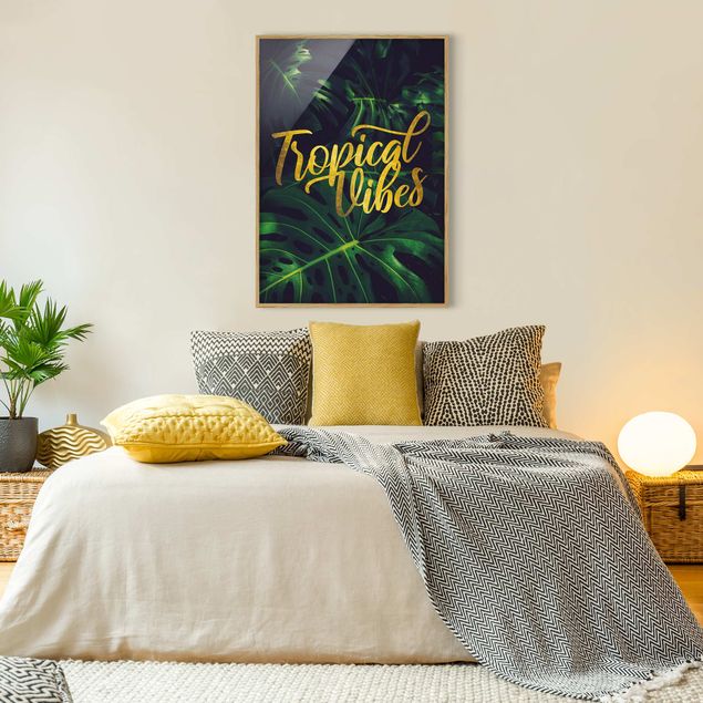 Framed poster - Jungle - Tropical Vibes