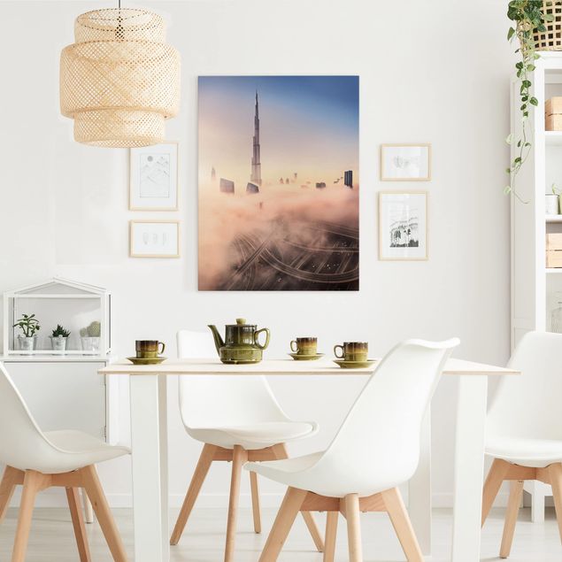 Print on canvas - Heavenly Dubai Skyline