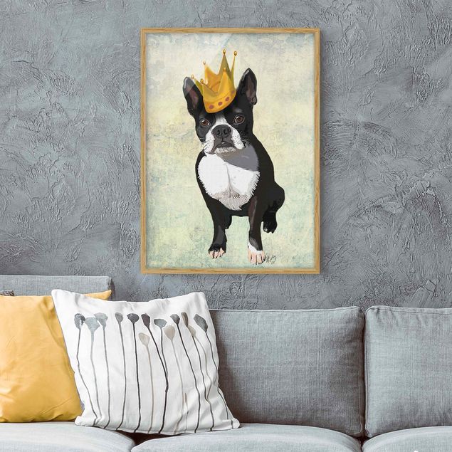 Framed poster - Animal Portrait - Terrier King