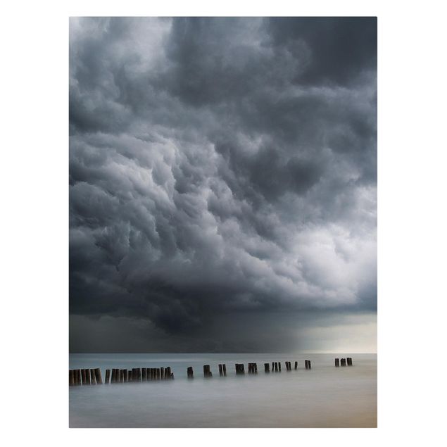 Print on canvas - Storm Clouds Over The Baltic Sea