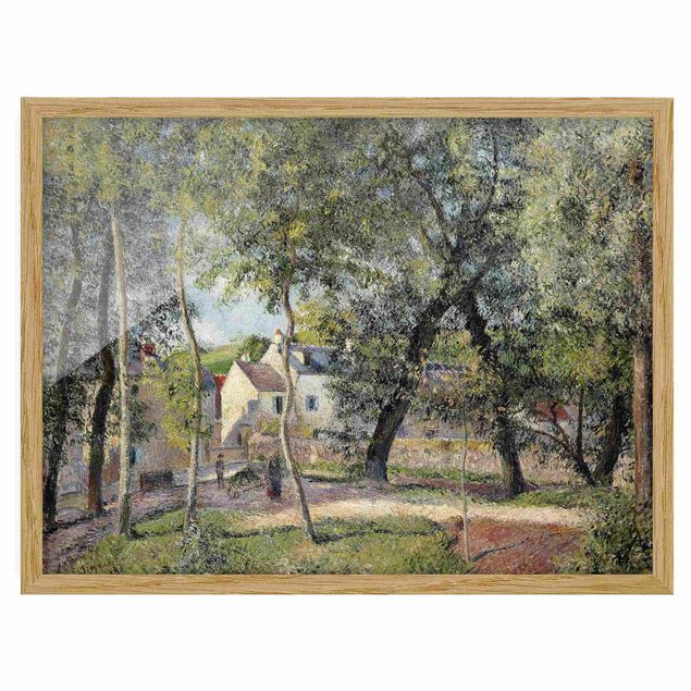 Framed poster - Camille Pissarro - Landscape At Osny Near Watering