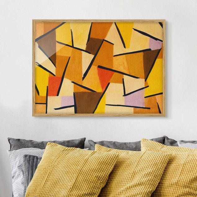 Framed poster - Paul Klee - Harmonized Fight