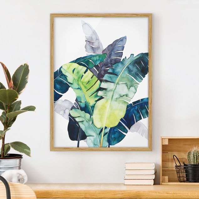 Framed poster - Exotic Foliage - Banana