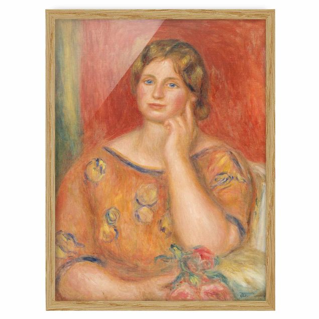 Framed poster - Auguste Renoir - Mrs. Osthaus