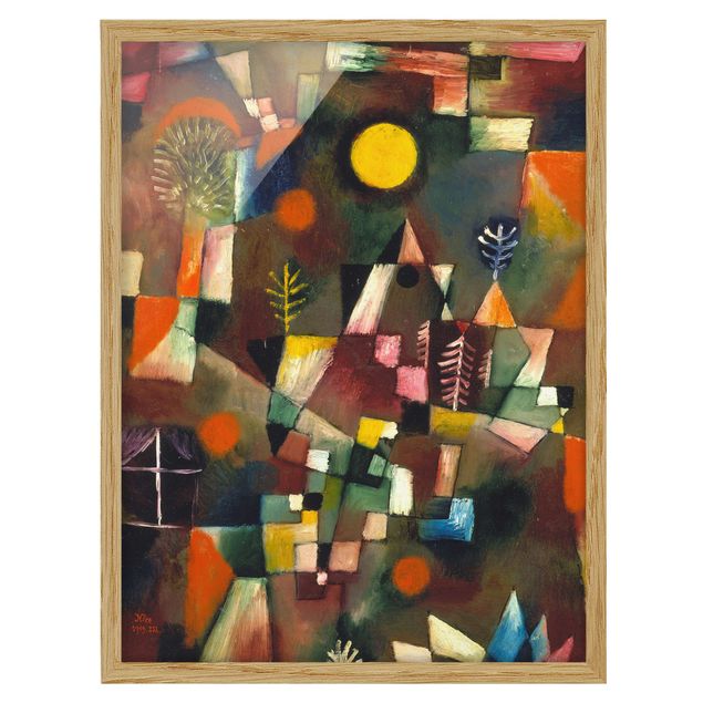 Framed poster - Paul Klee - The Full Moon