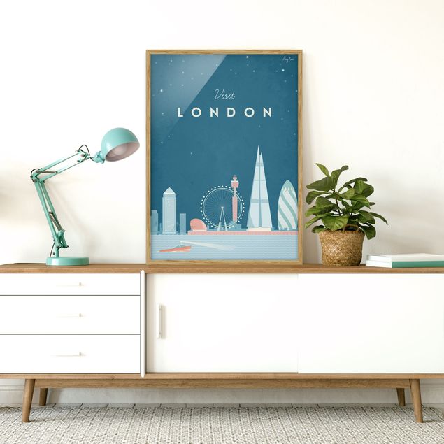 Framed poster - Travel Poster - London