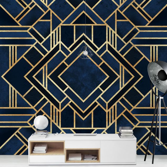 Wallpaper - Art Deco Gold