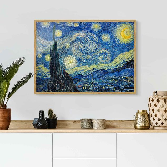 Framed poster - Vincent Van Gogh - The Starry Night