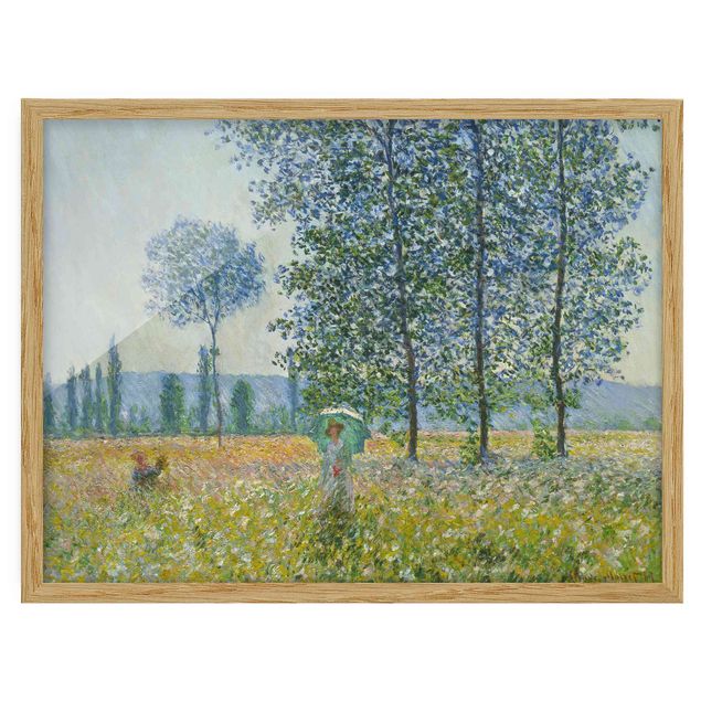 Framed poster - Claude Monet - Fields In Spring