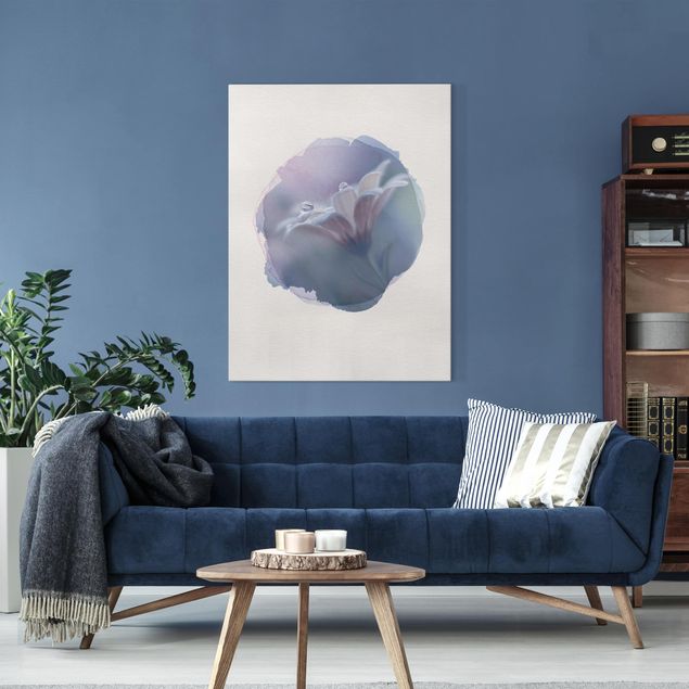 Canvas print - WaterColours - Behind Closed Eyes