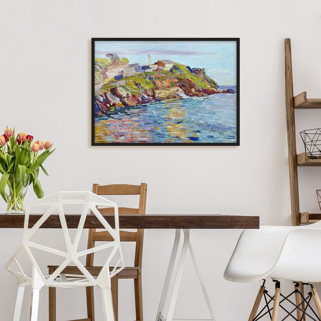 Framed poster - Wassily Kandinsky - Rapallo, The Bay