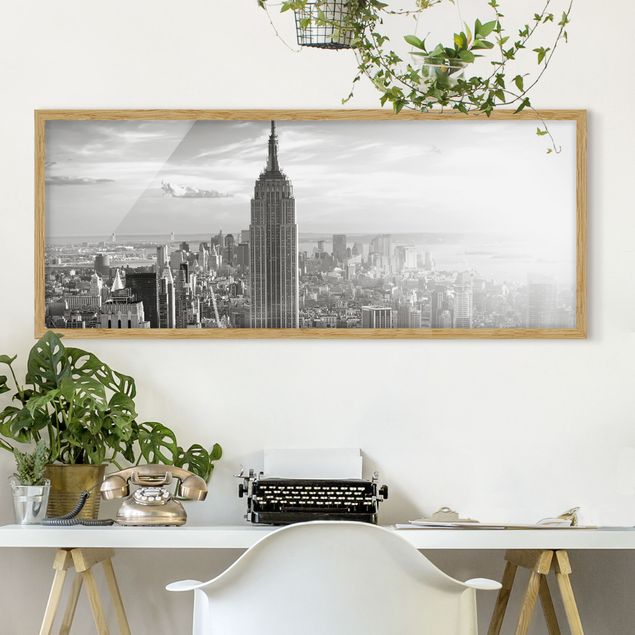 Framed poster - Manhattan Skyline