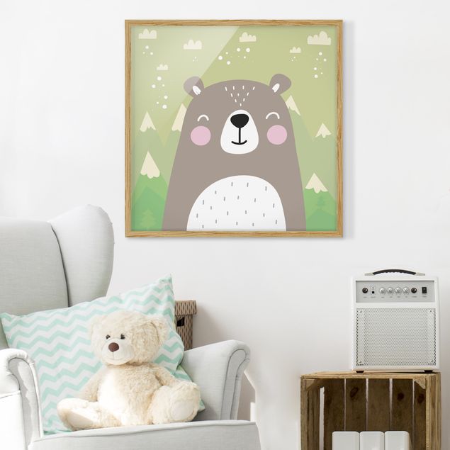Framed poster - Little bear