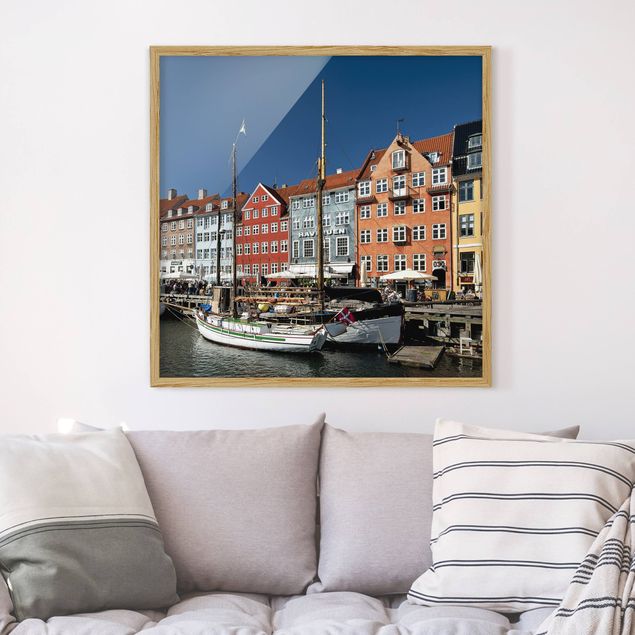Framed poster - Port In Copenhagen