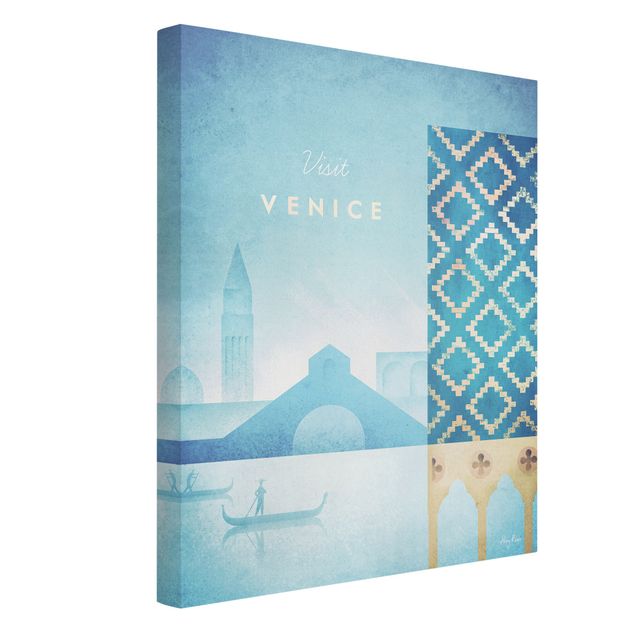 Print on canvas - Travel Poster - Venice