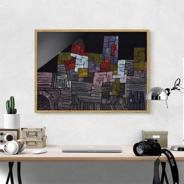 Framed poster - Paul Klee - Ancient Masonry Sicily