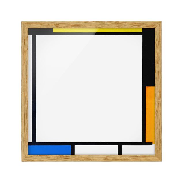Framed poster - Piet Mondrian - Composition II