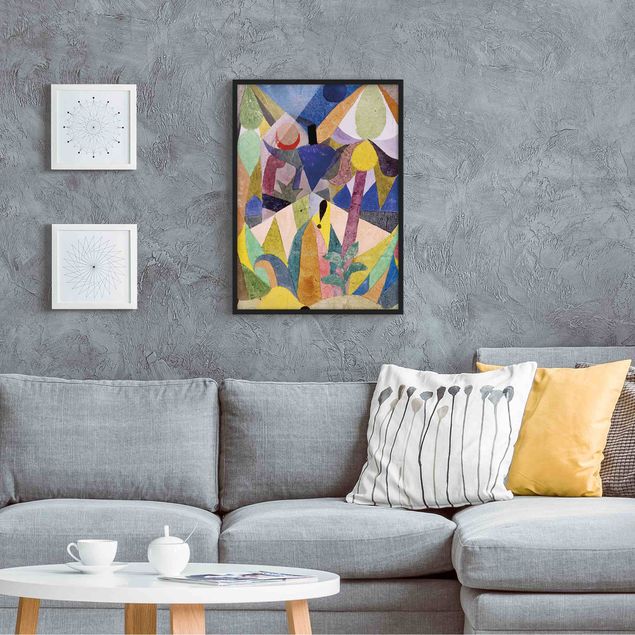 Framed poster - Paul Klee - Mild tropical Landscape