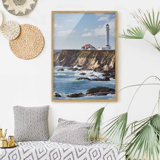 Framed poster - Point Arena Lighthouse California