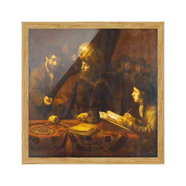 Framed poster - Rembrandt Van Rijn - Parable of the Labourers