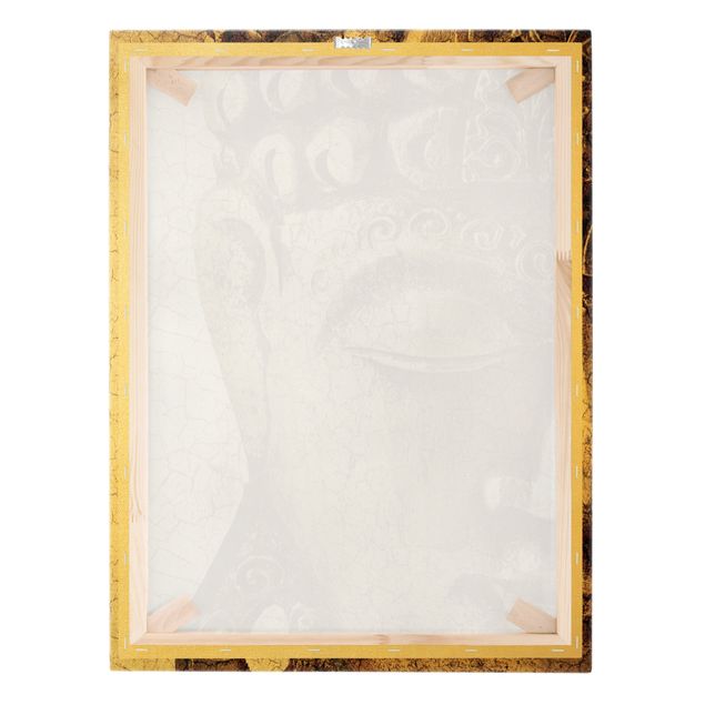 Canvas print gold - Vintage Buddha