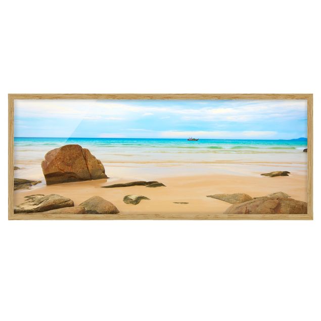 Framed poster - The Beach