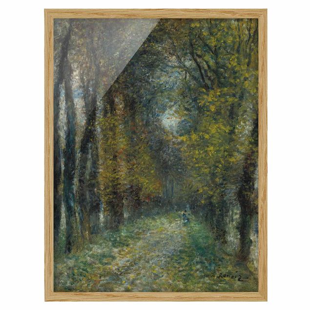 Framed poster - Auguste Renoir - The Allée