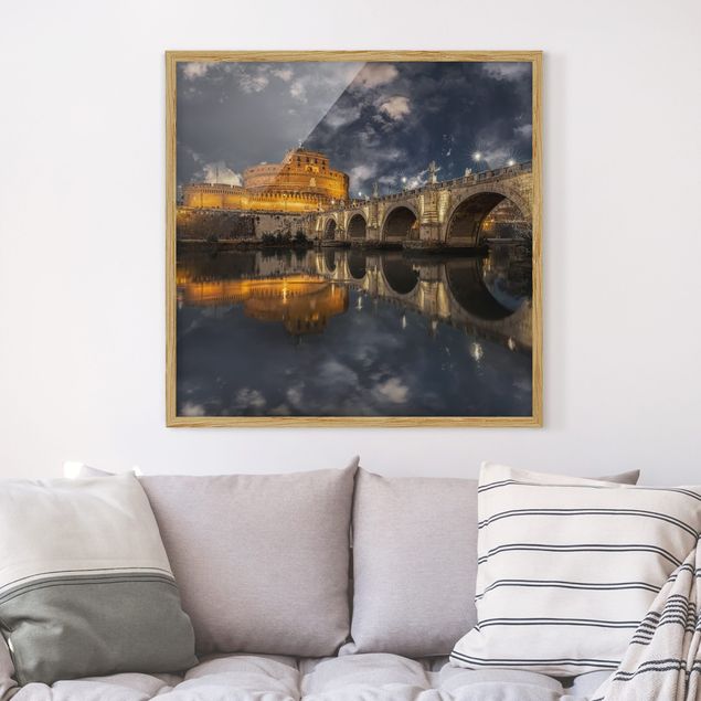 Framed poster - Ponte Sant'Angelo In Rome