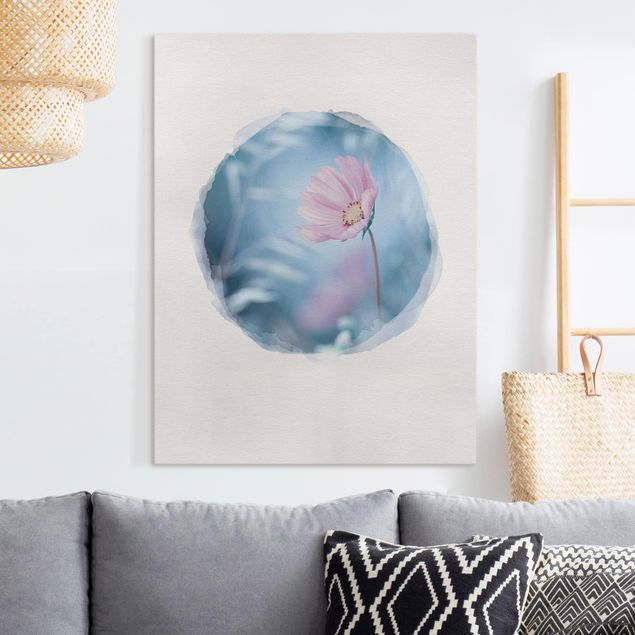 Canvas print - WaterColours - Bloom In Pastel