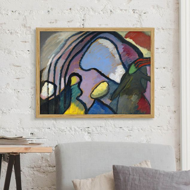 Framed poster - Wassily Kandinsky - Study For Improvisation 10