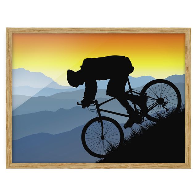 Framed poster - Downhill