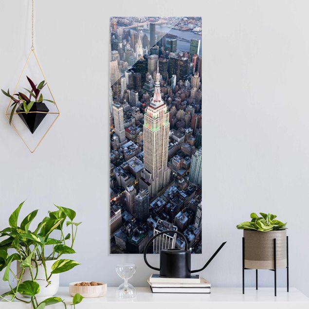 Glas Magnetboard Empire State Of Mind