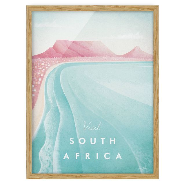 Framed poster - Travel Poster - South Africa