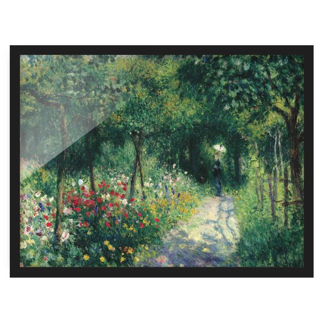 Framed poster - Auguste Renoir - Women In A Garden