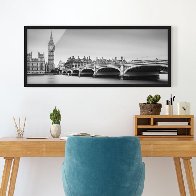 Framed poster - Westminster Bridge And Big Ben
