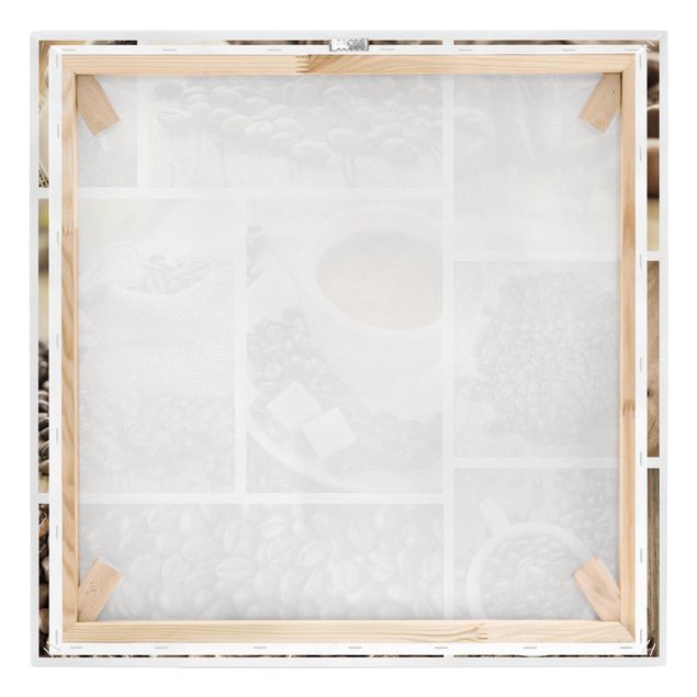 Print on canvas - Coffee Collage