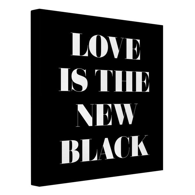 Print on canvas - Love Is The New Black